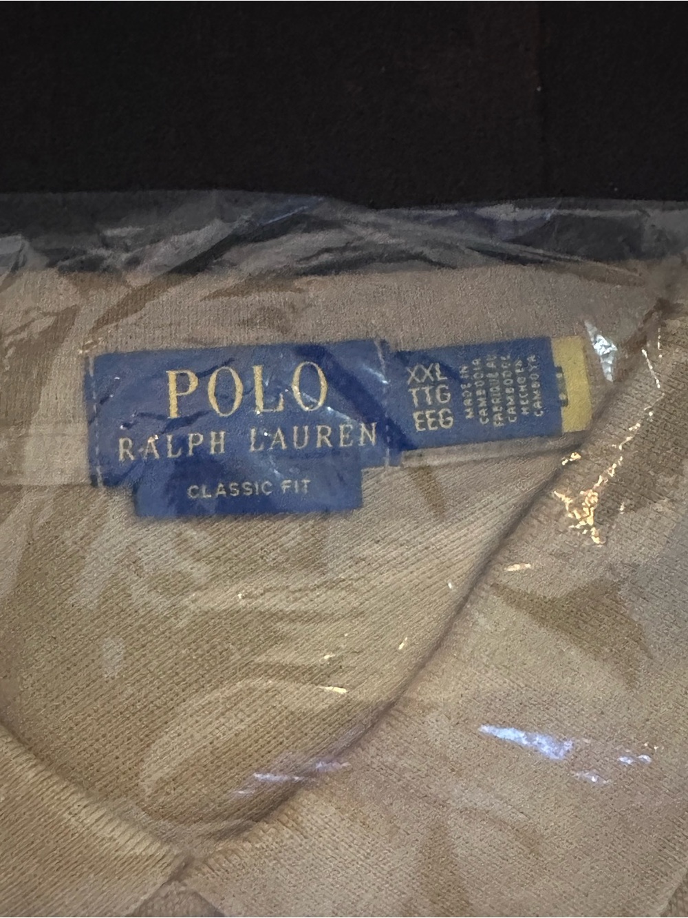 Ralph Lauren Men's Polo Shirt in Tan - Picture 2 of 4